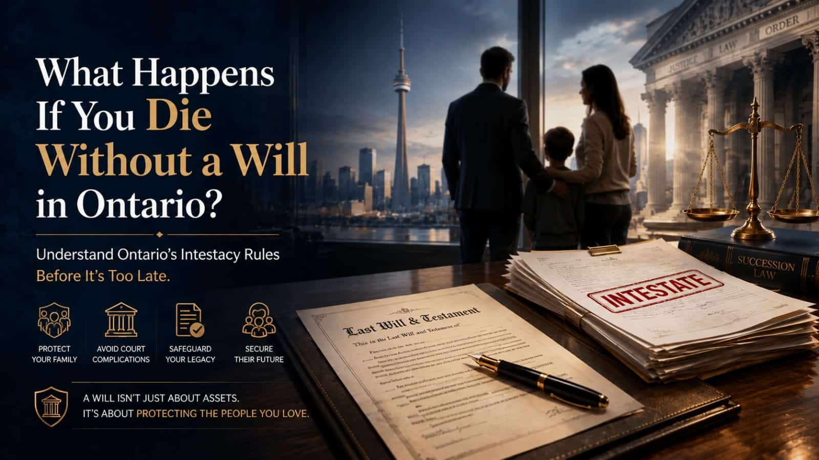 What Happens If You Die Without a Will in Ontario