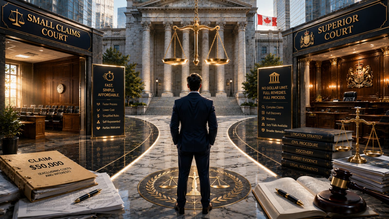 small claims court vs superior court ontario